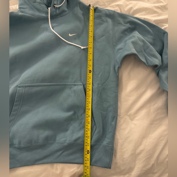 NikeLab Nike Solo Swoosh aqua turquoise pullover hoodie men’s S - Picture 7 of 7